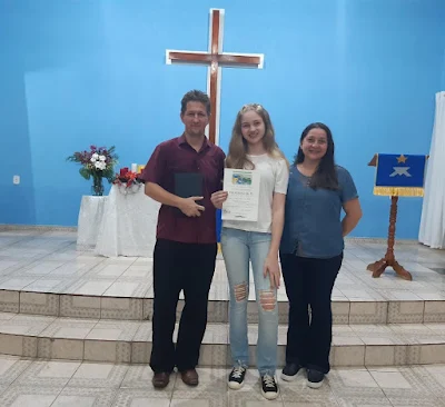 culto na igreja luterana, ouro preto do oeste, Rondônia