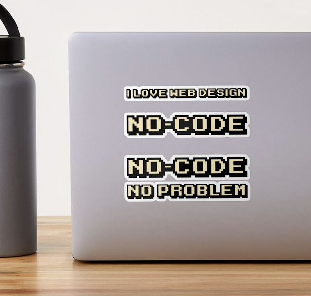 I love web design - No Code No Problem sticker pack