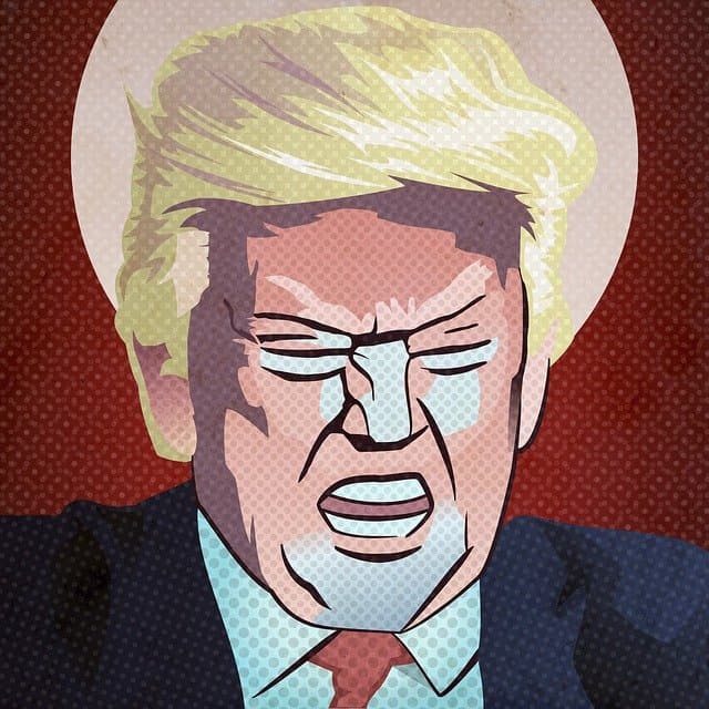 Trump pop art
