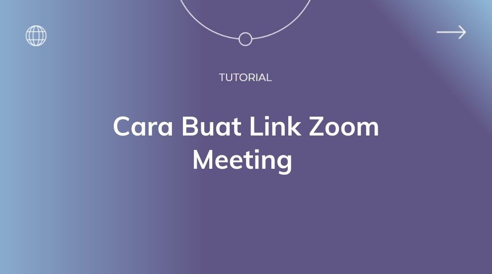 Cara Buat Link Zoom Meeting Di Laptop