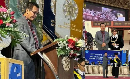 Wako Pariaman Berikan Sambutan pada Wisuda Program Pascasarjana UGM