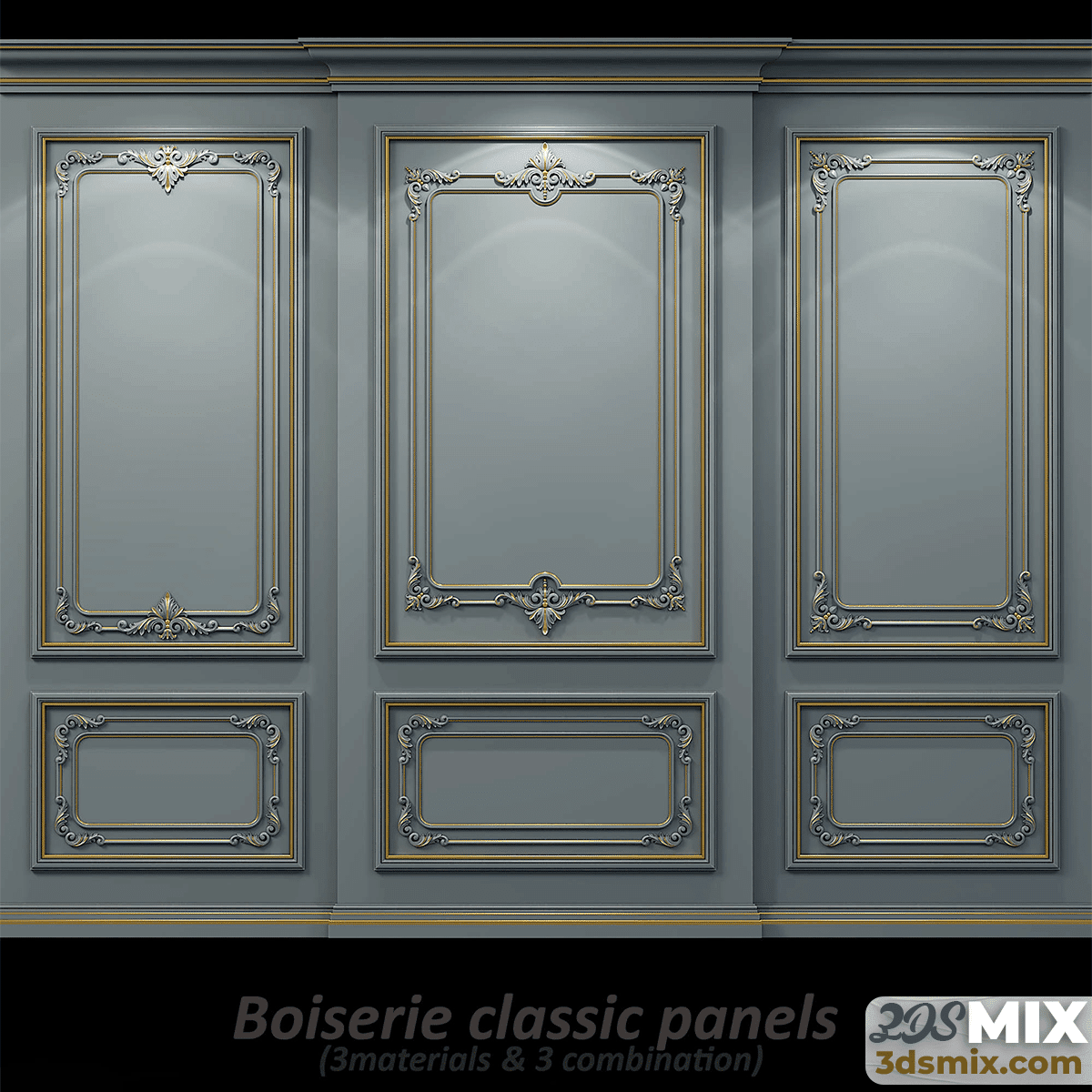 Boiserie Classic Wall Panels Molding Model No 21 1