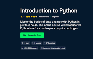 best free python course for beginners