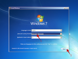 Cara Instal Windows 7 dengan Flashdisk Lengkap dengan Gambar