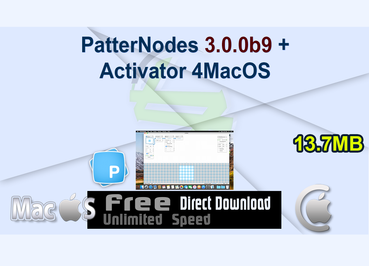 PatterNodes 3.0.0b9 + Activator 4MacOS
