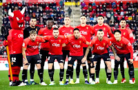 R. C. D. MALLORCA. Temporada 2021-22. Manolo Reina, Baba, Franco Russo, Martin Valjent, Battaflia, Ángel. Maffeo, Dani Rodríguez, Jaume Costa, Antonio Sánchez, Kang In Lee. REAL CLUB DEPORTIVO MALLORCA 0 F. C. BARCELONA 1 Domingo 02/01/2022, 21:00 horas. Campeonato de Liga de 1ª División, jornada 19. Mallorca, Visit Mallorca Estadi