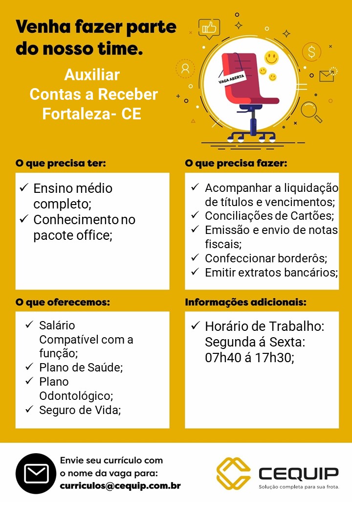 Auxiliar de Contas a Receber