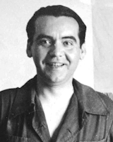 Federico García Lorca en la Huerta de San Vicente, 1932
