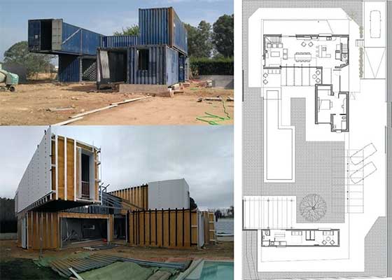 container house floor plan