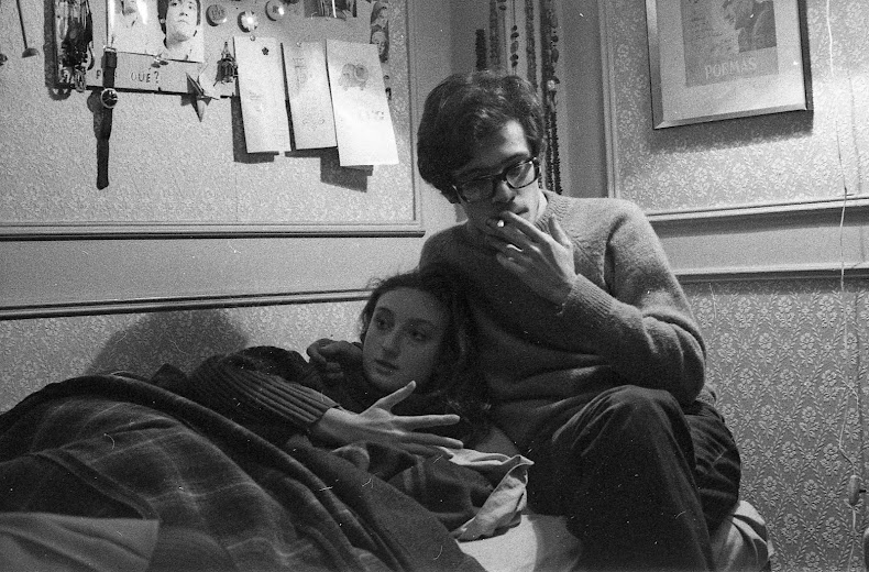 1968 Andrés, con su novia Mariana