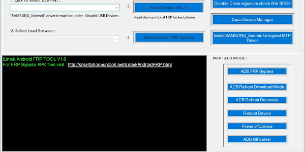 iLintek Android FRP Tool V1 Download 2022