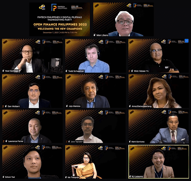 The leaders who spoke during Open Finance Philippines 2022