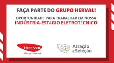 Grupo Herval contrata estagiário em Dois Irmãos