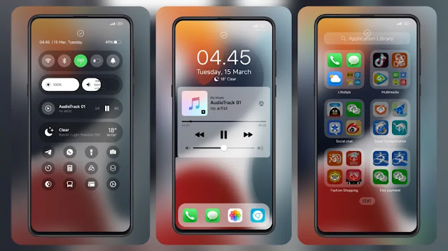 Download Tema iOS 15 Stable V2 MTZ MIUI 13 Terbaru