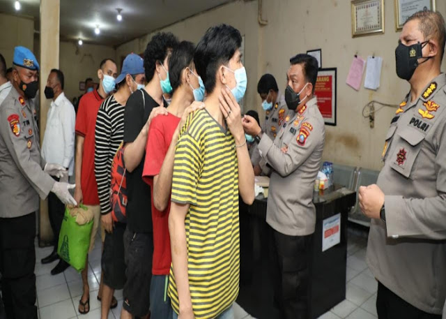 Kasus Incrah, Ratusan Tahanan Polrestabes Medan Dipindahlan ke Rutan Lapas Tanjung Gusta 