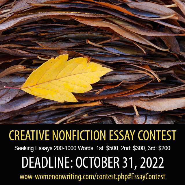 Creative Nonfiction Essay Contest - $1175 in Prizes!