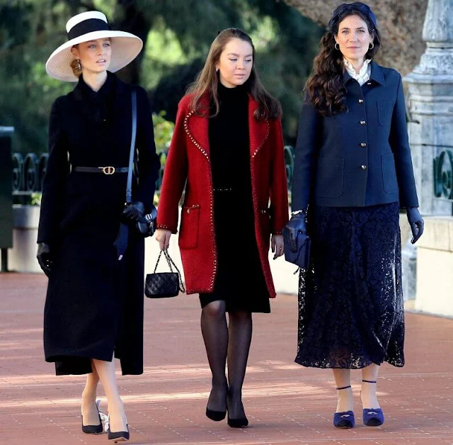 Princess Caroline, Princess Gabriella, Princess Stephanie, Charlotte Casiraghi, Tatiana Casiraghi, Beatrice Borromeo and Princess Alexandra