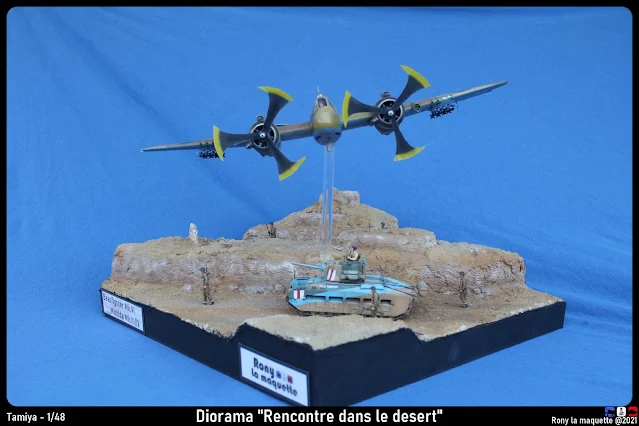 Diorama Beaufighter Mk.VI Tamiya 1/48.