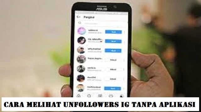 Cara Melihat Unfollowers IG Tanpa Aplikasi