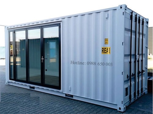 Container Văn Phòng 20 Feet, Cửa Đi Kính Cường Lực