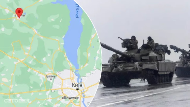 Российские танки идут на Киев
