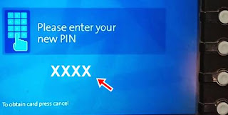 4 digit ka pin number enter kare