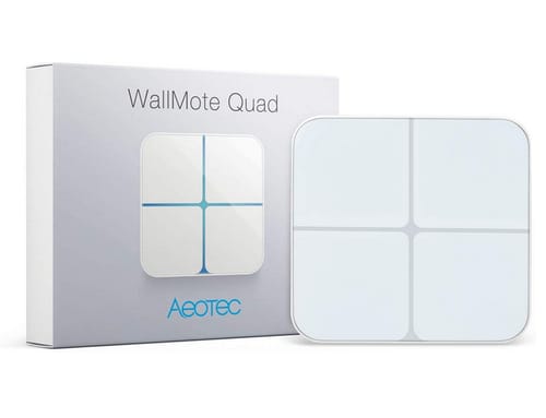 Aeotec ZW129-A WallMote Quad Wireless Zwave on Off Switch