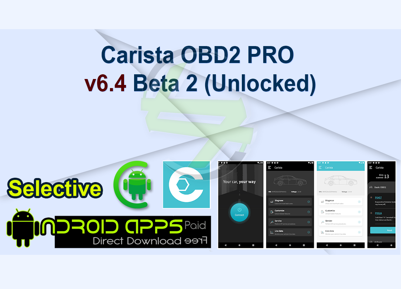 Carista OBD2 PRO v6.4 Beta 2 (Unlocked)