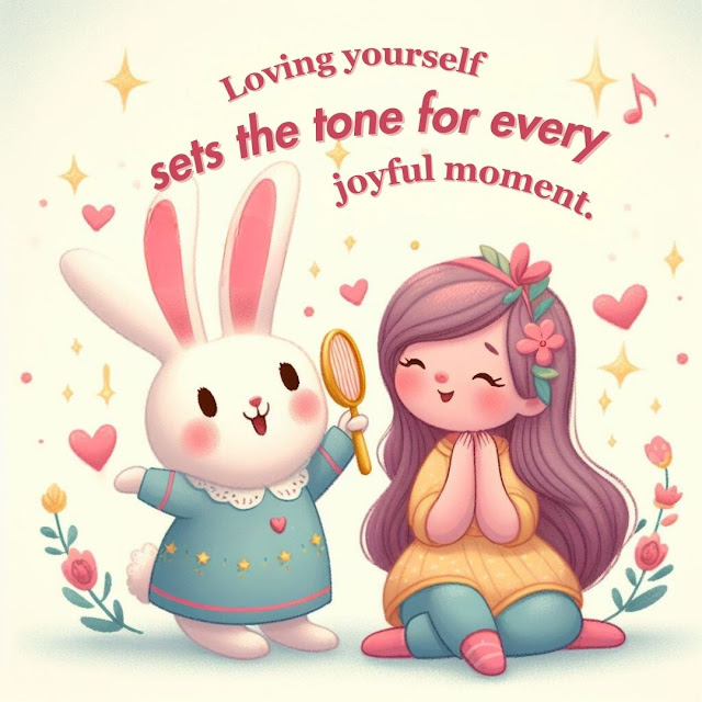 Loving yourself sets the tone for every joyful moment.