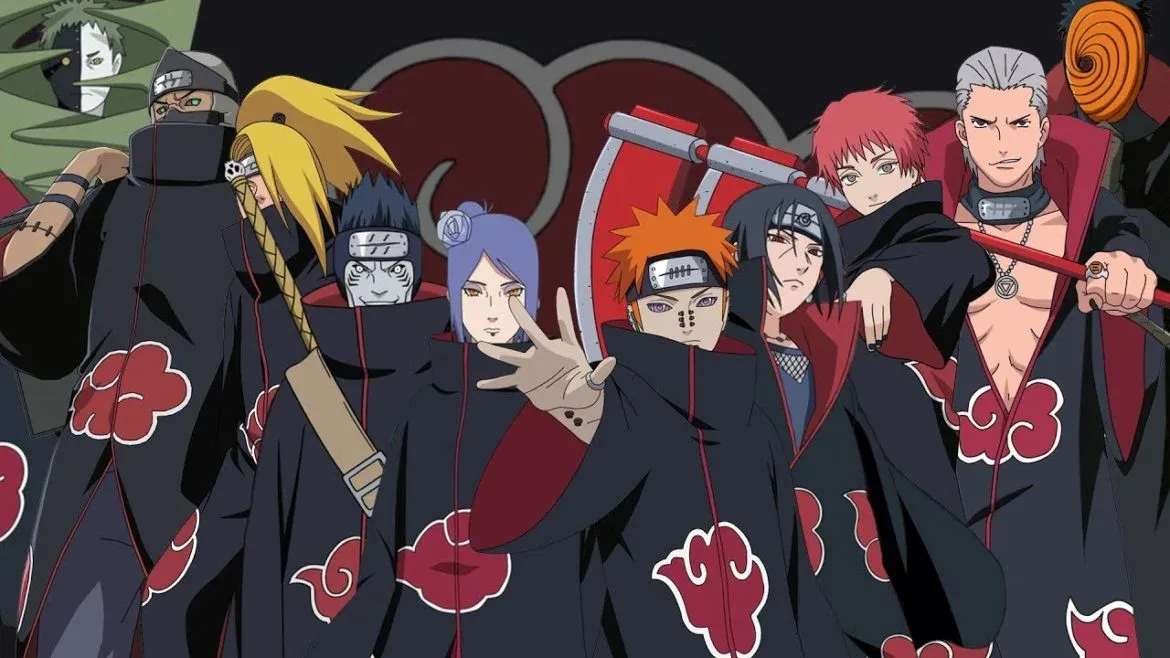 Naruto Shippuden: Veja o Ranking dos Membros mais Fortes da Akatsuki