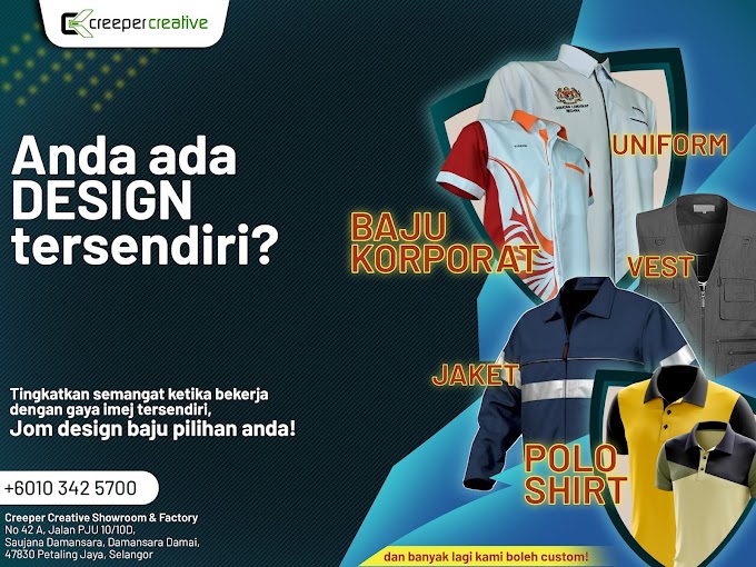 Reka baju pilihan anda dengan kami!