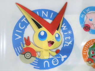 Victini with YOU デザイン ロゴ モンスターボール 柄 クリアファイル