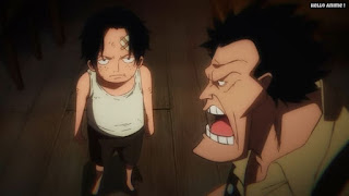 ワンピースアニメ 1013話 火拳のエース 幼少期 Portgas D.Ace | ONE PIECE Episode 1013