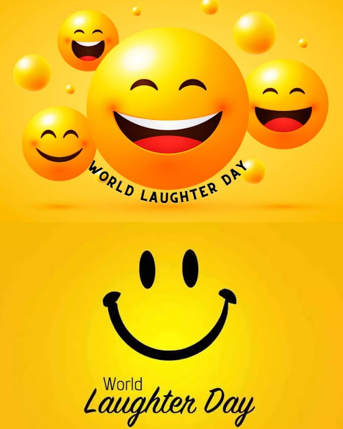 World Laughter Day 5th May. More Laugh, More Happiness. 