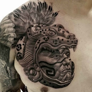 Tatuajes de guerreros mayas