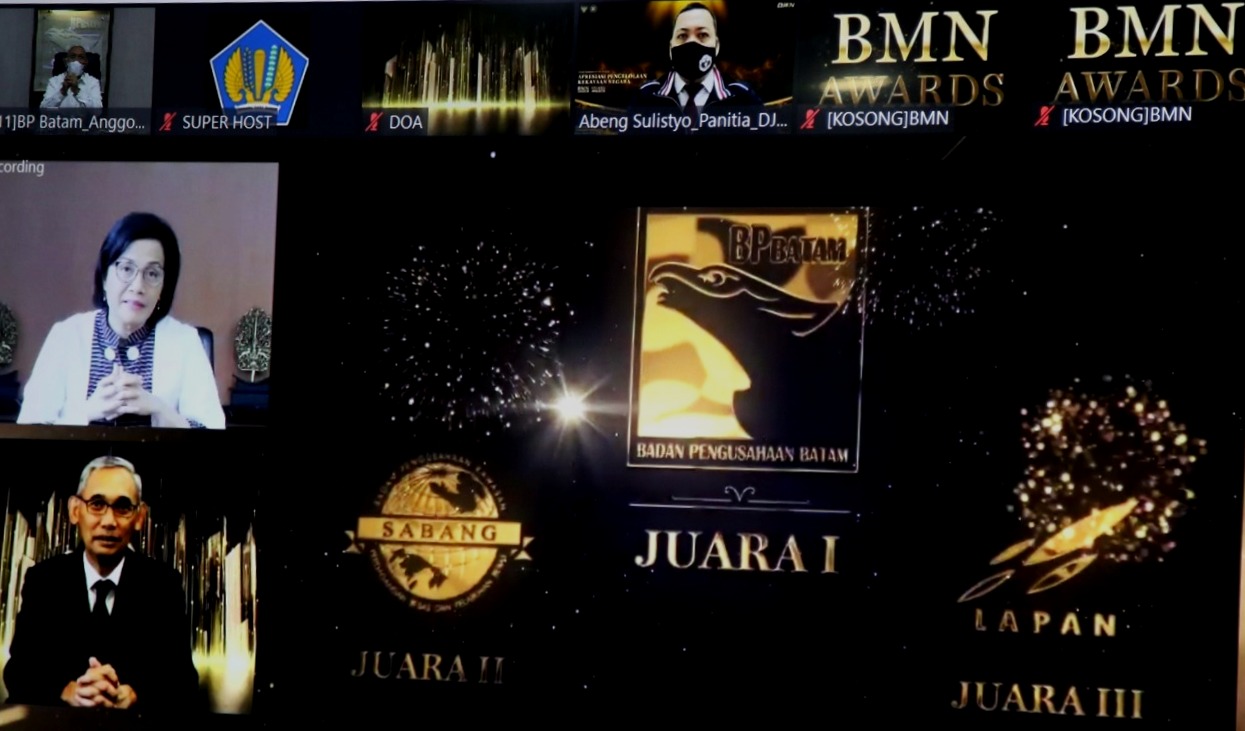 BP Batam Raih Peringkat Terbaik I Dalam BMN Awards 2021