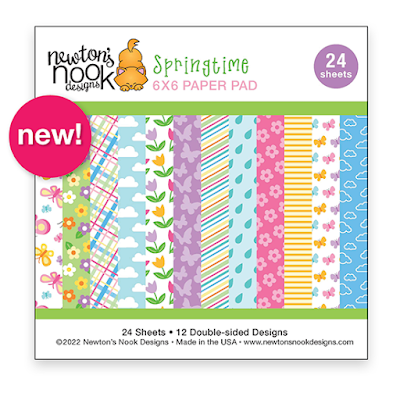 Springtime Paper | Spring themed 6x6 Paper Pad by Newton's Nook Designs