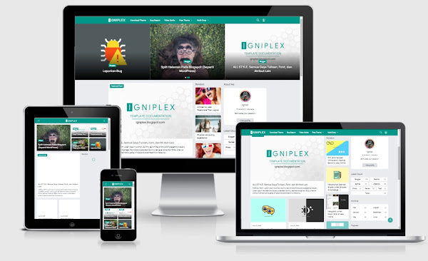 Igniplex V2.6 Premium Blogger Template Unlimited Domain