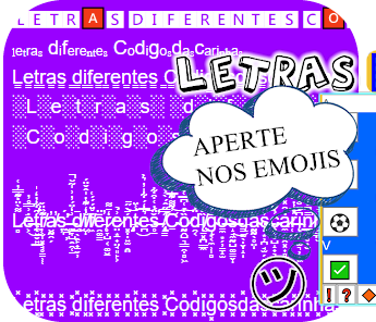 Ðモน👀ֆ EMOJIS com letras