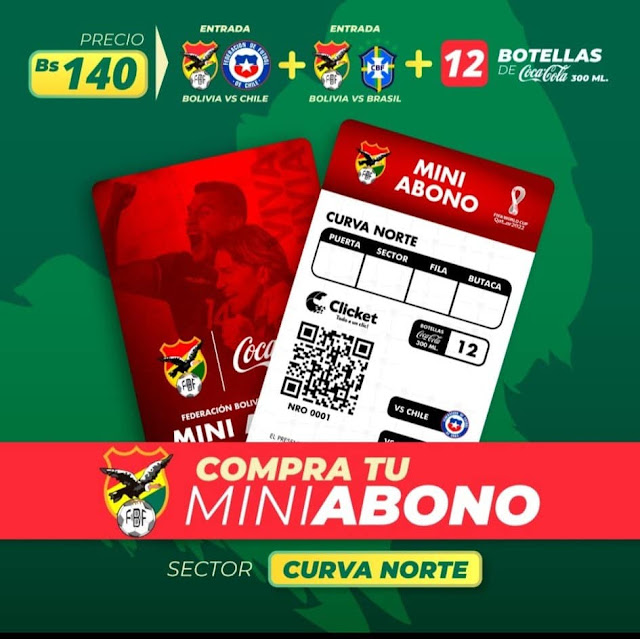 MiniAbono Chile y Brasil Curva Norte