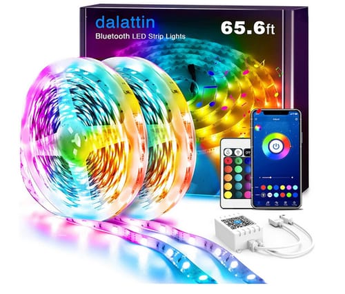 Dalattin 32.8ft Smart Led Strip Lights for Bedroom