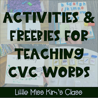 Activities, Freebies & Ideas for Teaching CVC Words, Phonics & Word Families