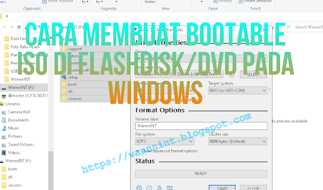 Cara Membuat Bootable Windows 10 dengan Rufus