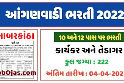 ICDS e-HRMS Sabarkantha Anganwadi Recruitment 2022