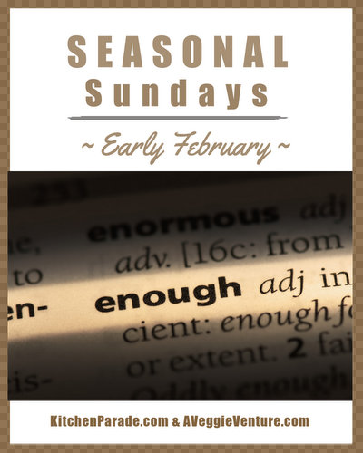 Seasonal Sundays ♥ KitchenParade.com, a seasonal collection of recipes and life ideas in and out of the kitchen.