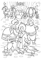 Princess and prince coloring page