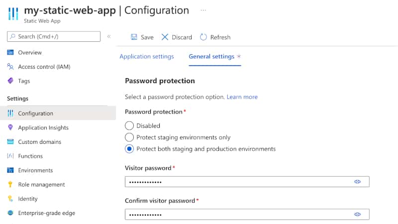 You can soon protect Azure Static Web Apps environments with a password