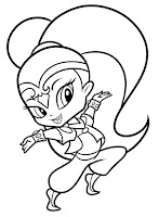 Shimmer and Shine coloring page