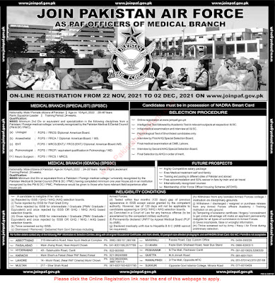 Pakistan air force jobs 2022 online apply last date