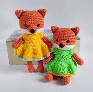 PATRON GRATIS ZORRO AMIGURUMI 50201 🦊